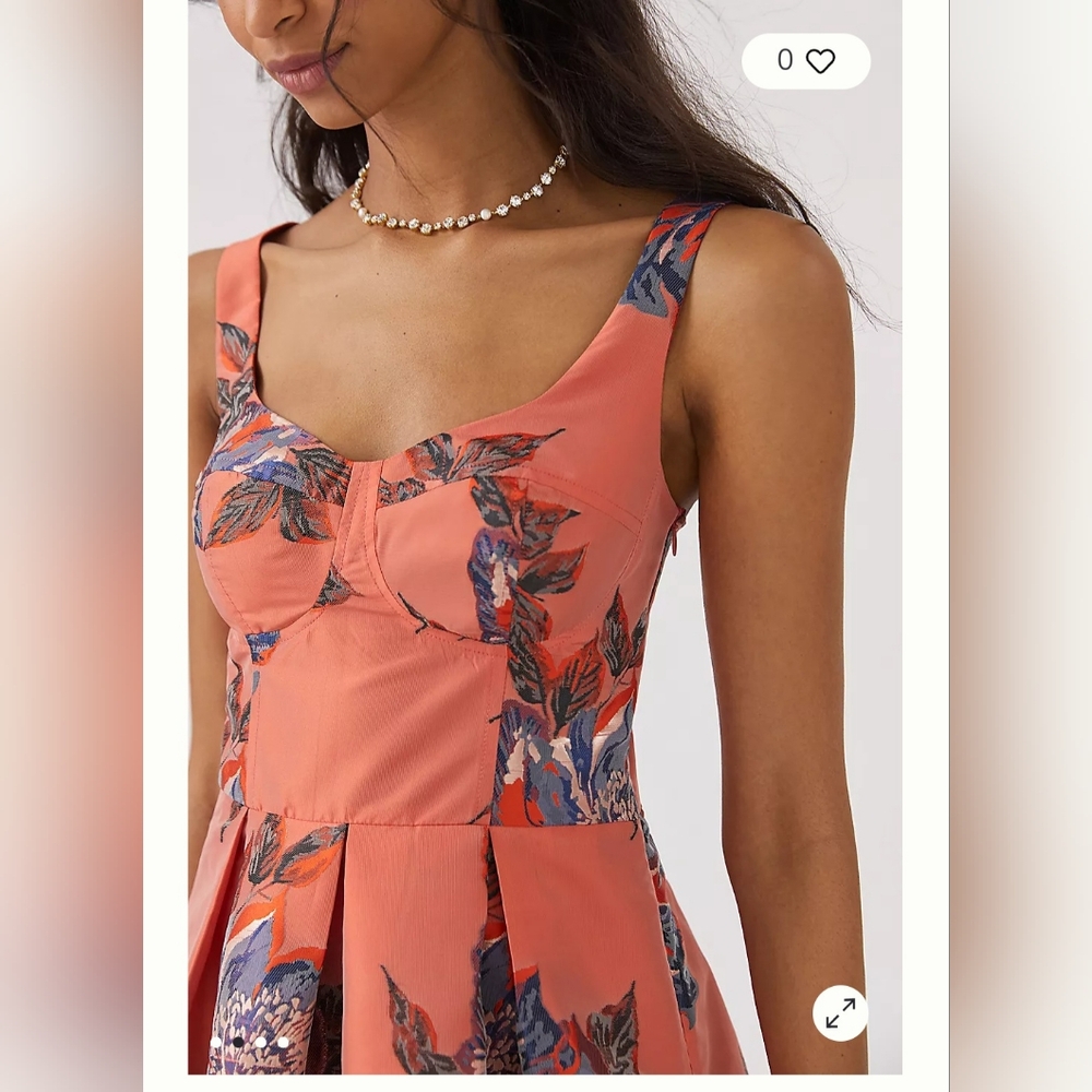 Anthropologie ✨️$590 MSRP Eva Franco Jacquard Mini Dress Size 4